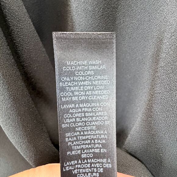 White House Black Market Off The Shoulder Blouse 1/4 Sleeve Relaxed Fit Medium - Picture 4 of 10